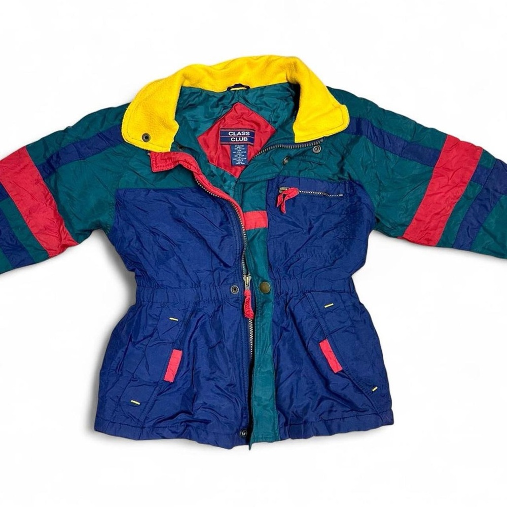 💎 Vintage 90s Colorblock Puffer Jacket
Kid’s Size 5/6